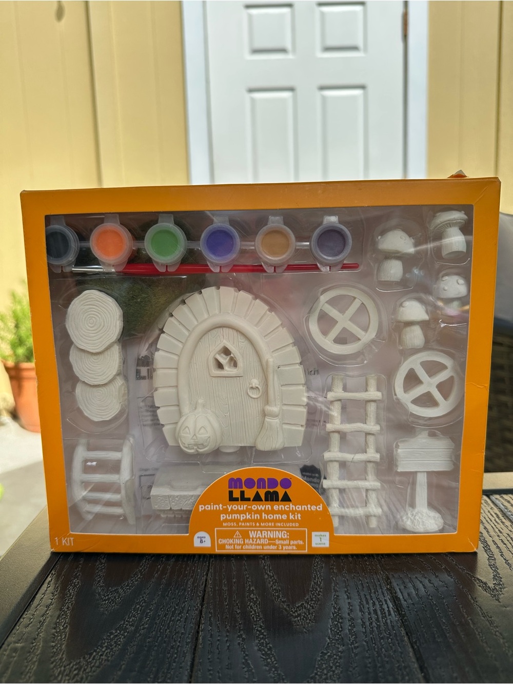 Mondo Llama Enchanted Pumpkin Home Paint-Your-Own Kit, craft for kids